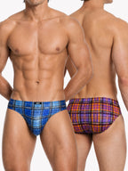 Men's Glossy Monogram Bikini Briefs | Signature Print | NOEXIT