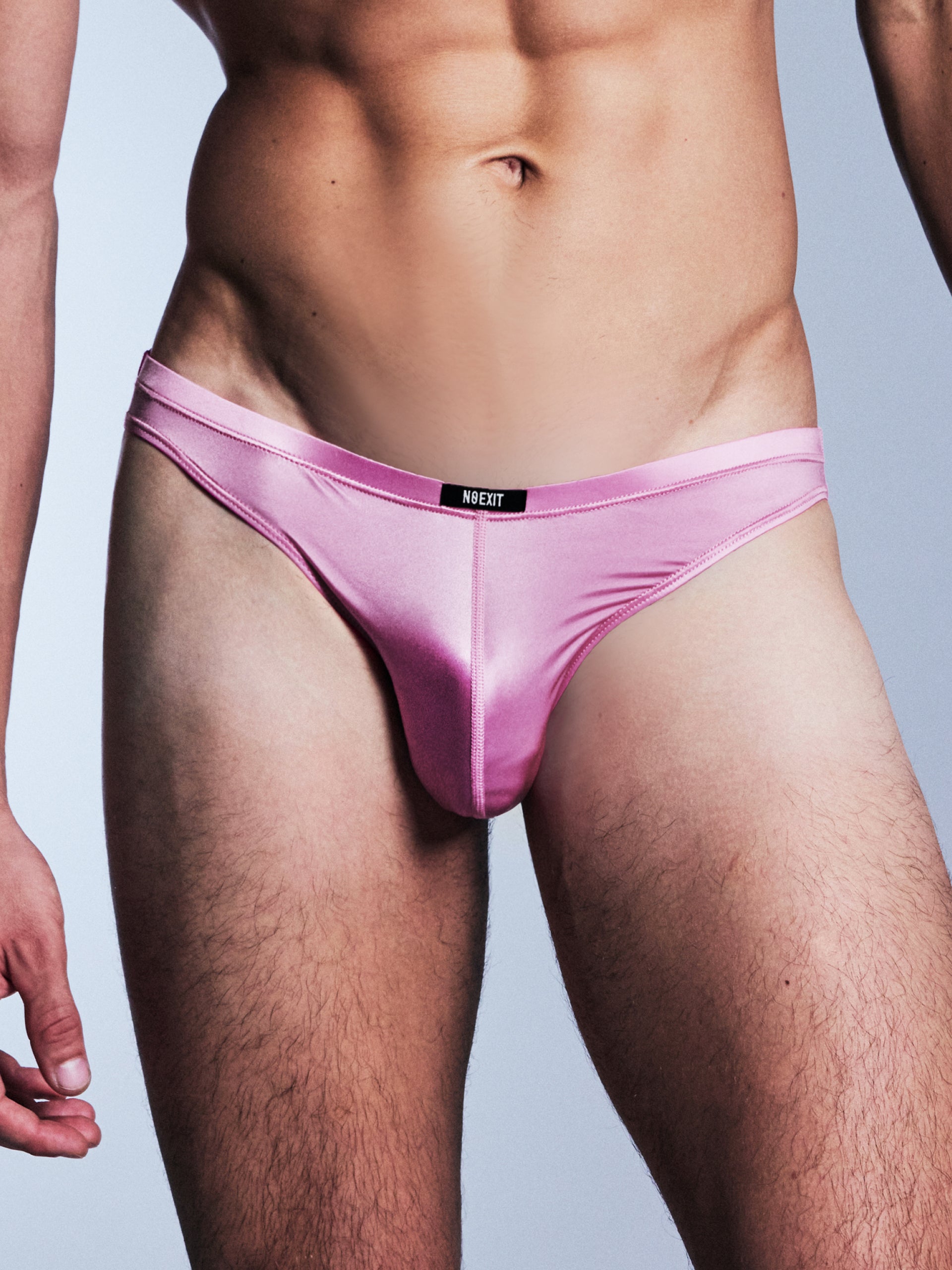 Men's Glossy Bikini Briefs | Lightweight Sheen | NOEXIT