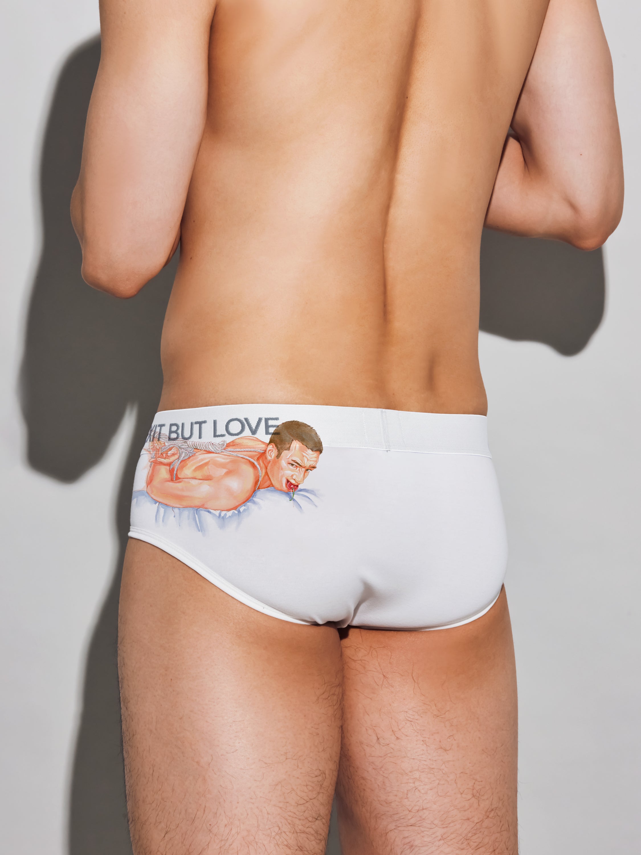 PATTERN COTTON BRIEFS | NO EXIT BUT LOVE