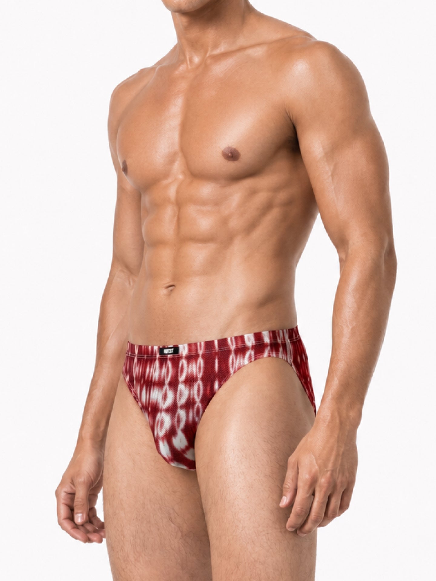 Men's Glossy Monogram Bikini Briefs | Signature Print | NOEXIT