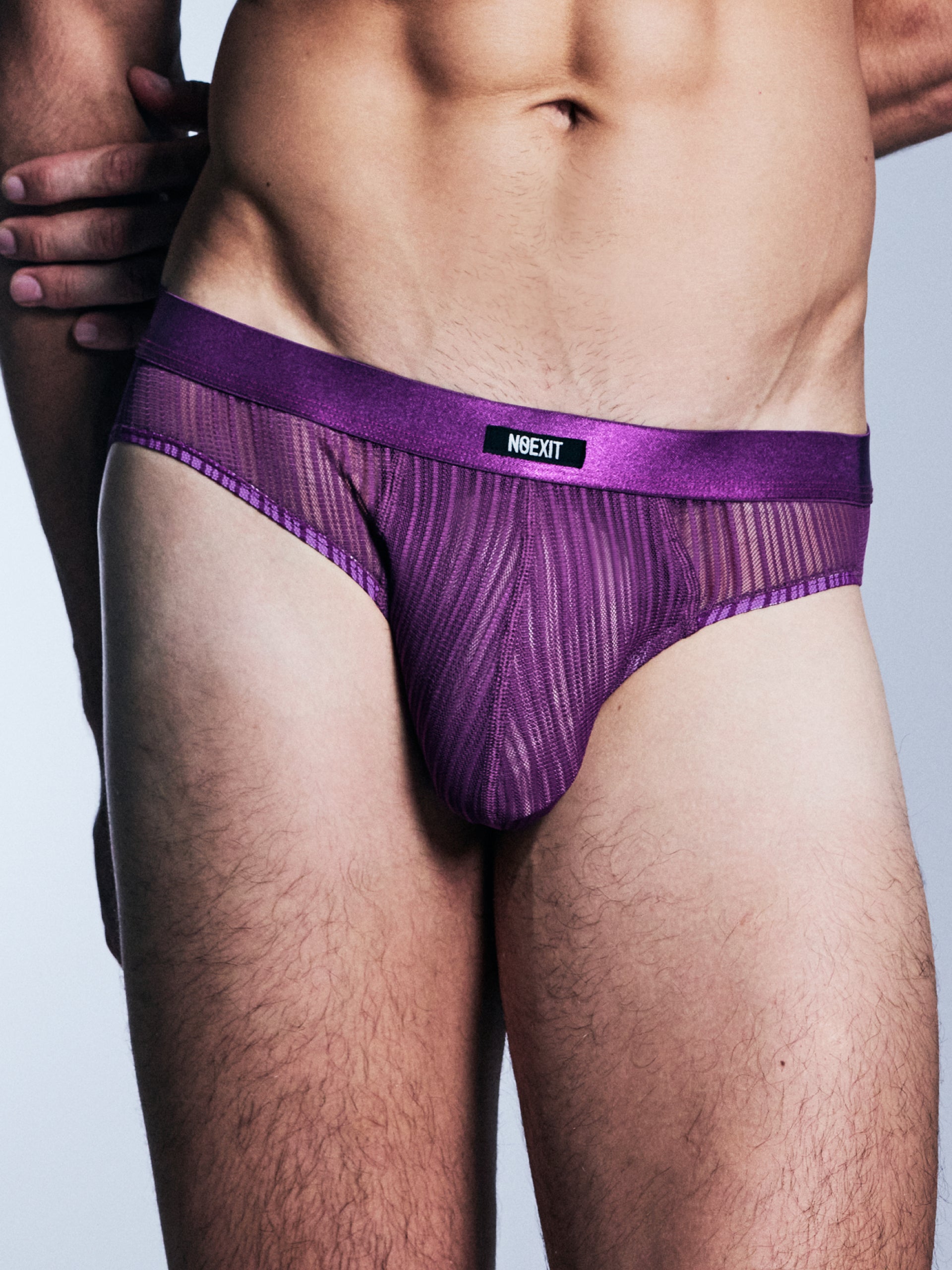 Men's Sheer Lace Classic Briefs | Lightweight | NOEXIT