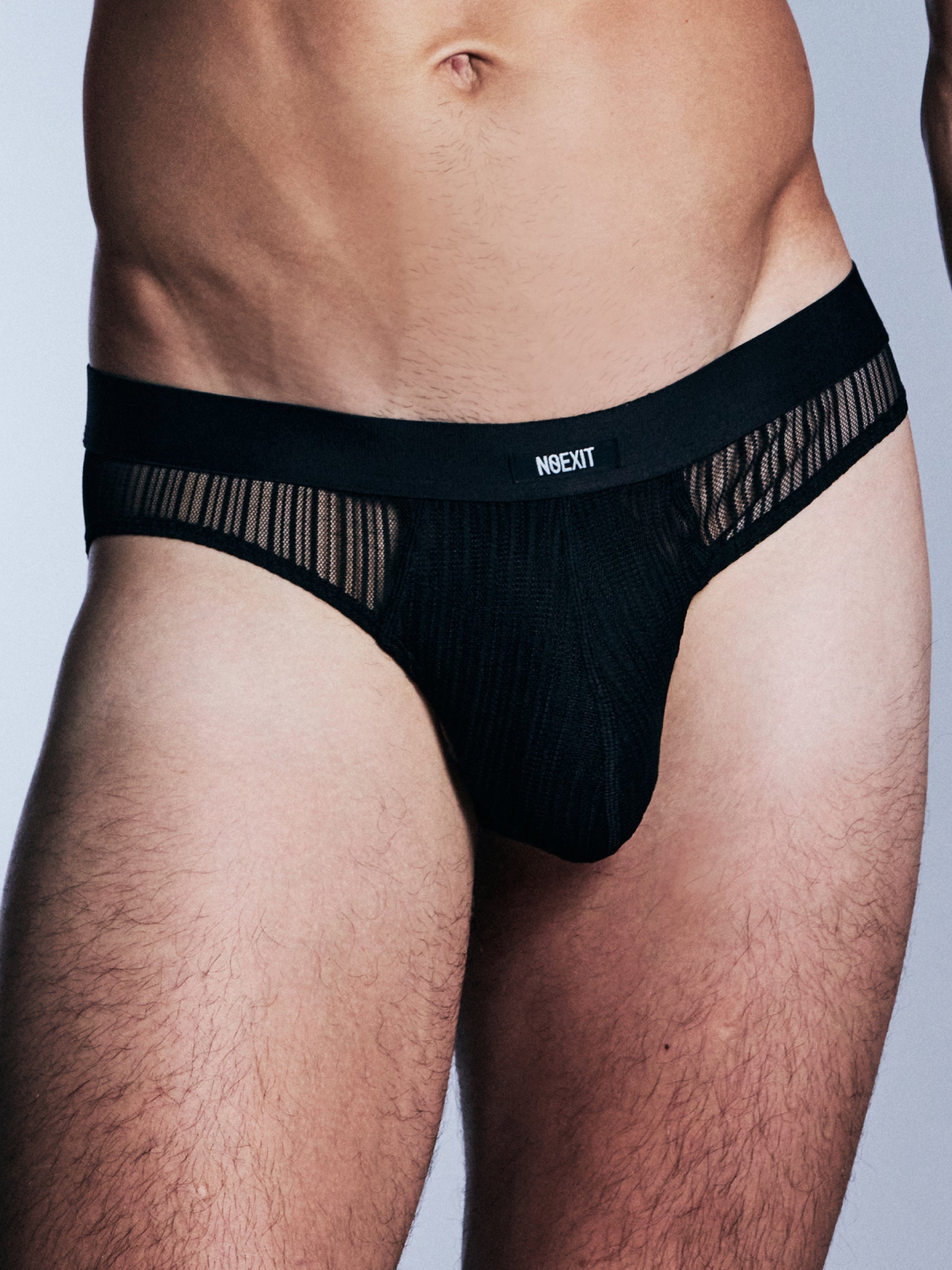 Men's Sheer Lace Classic Briefs | Lightweight | NOEXIT