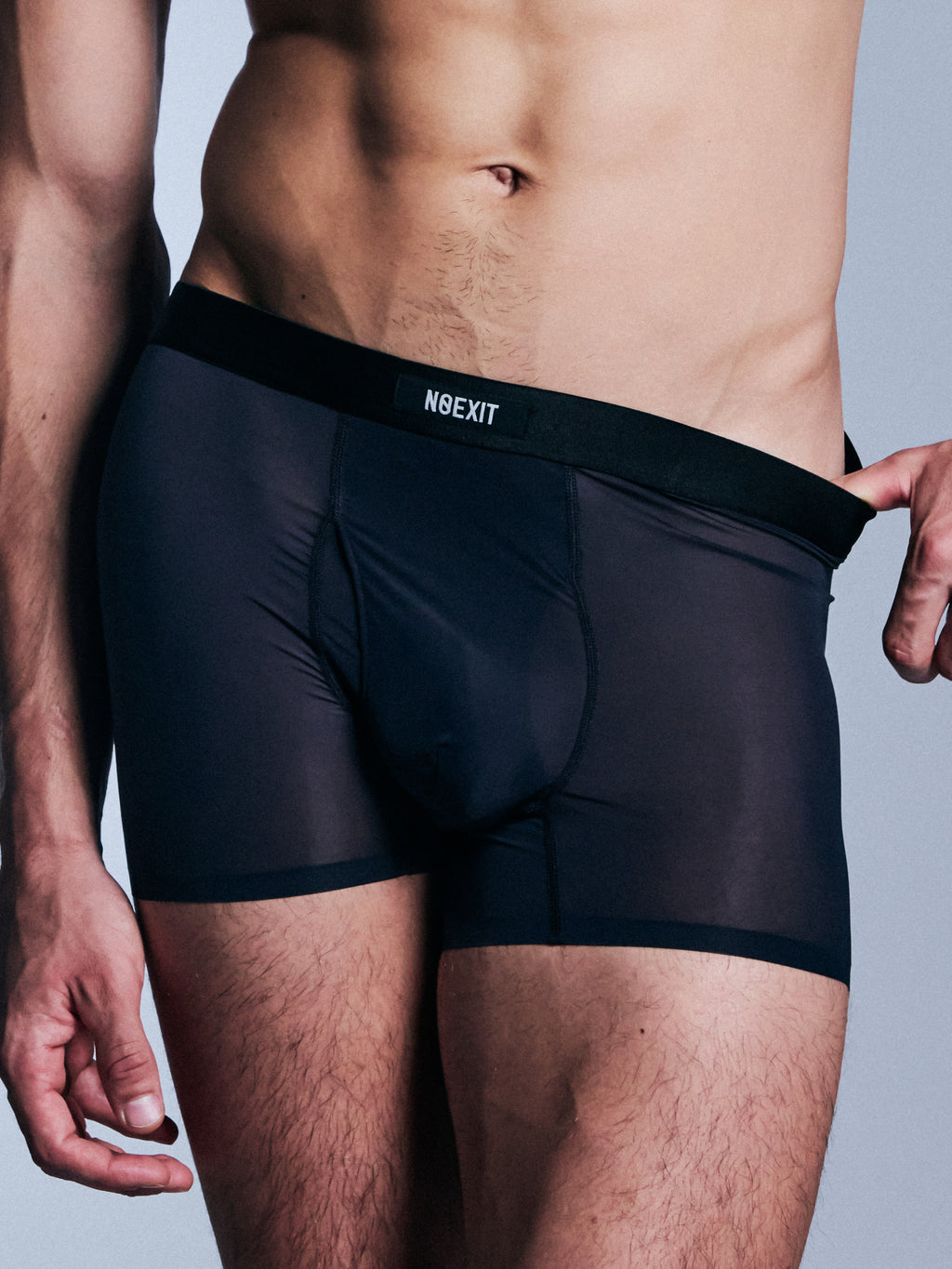 Men's Sheer Mesh Boxer Briefs | Longer Leg Fit | NOEXIT