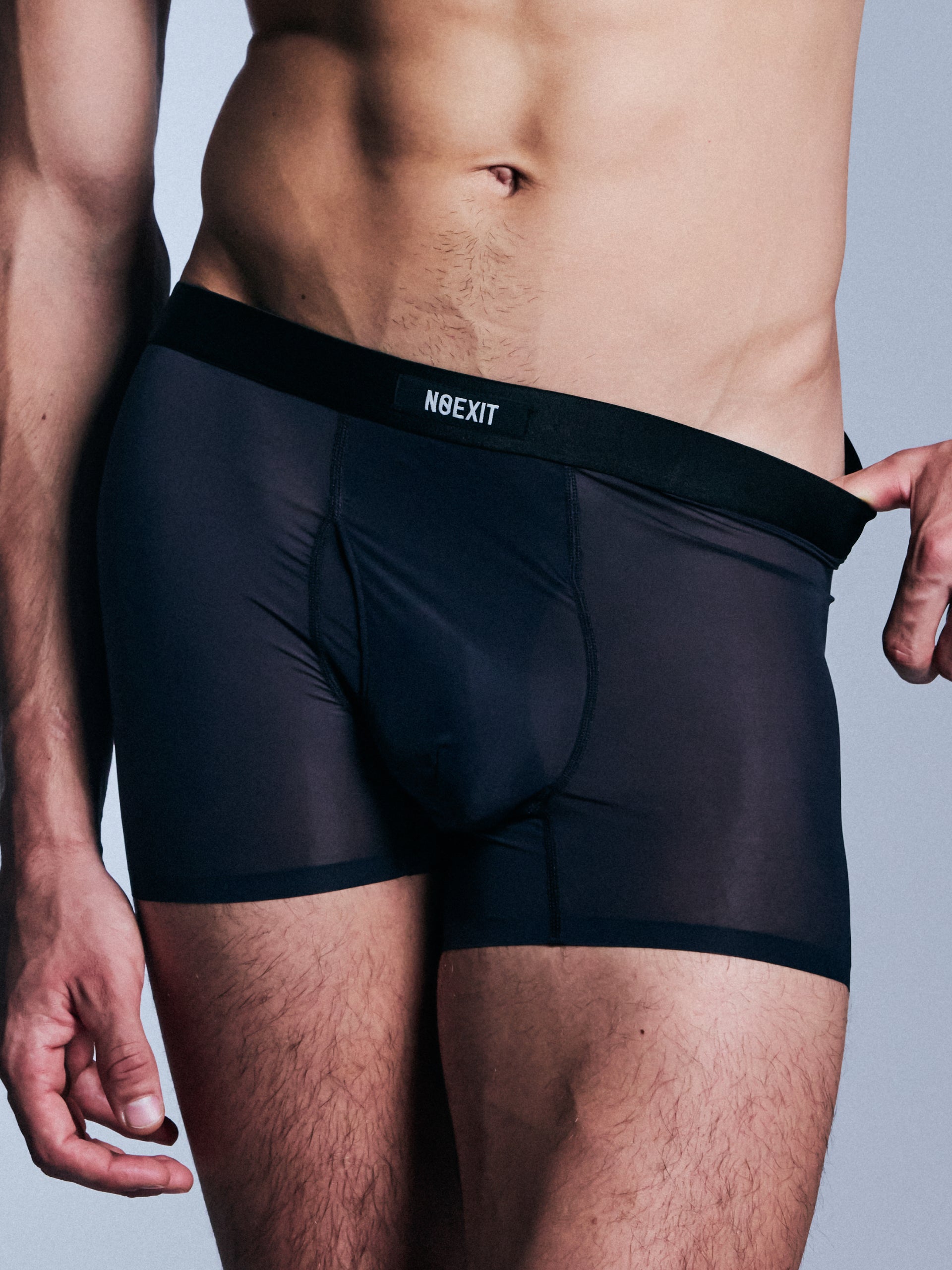 Men's Sheer Mesh Boxer Briefs | Longer Leg Fit | NOEXIT