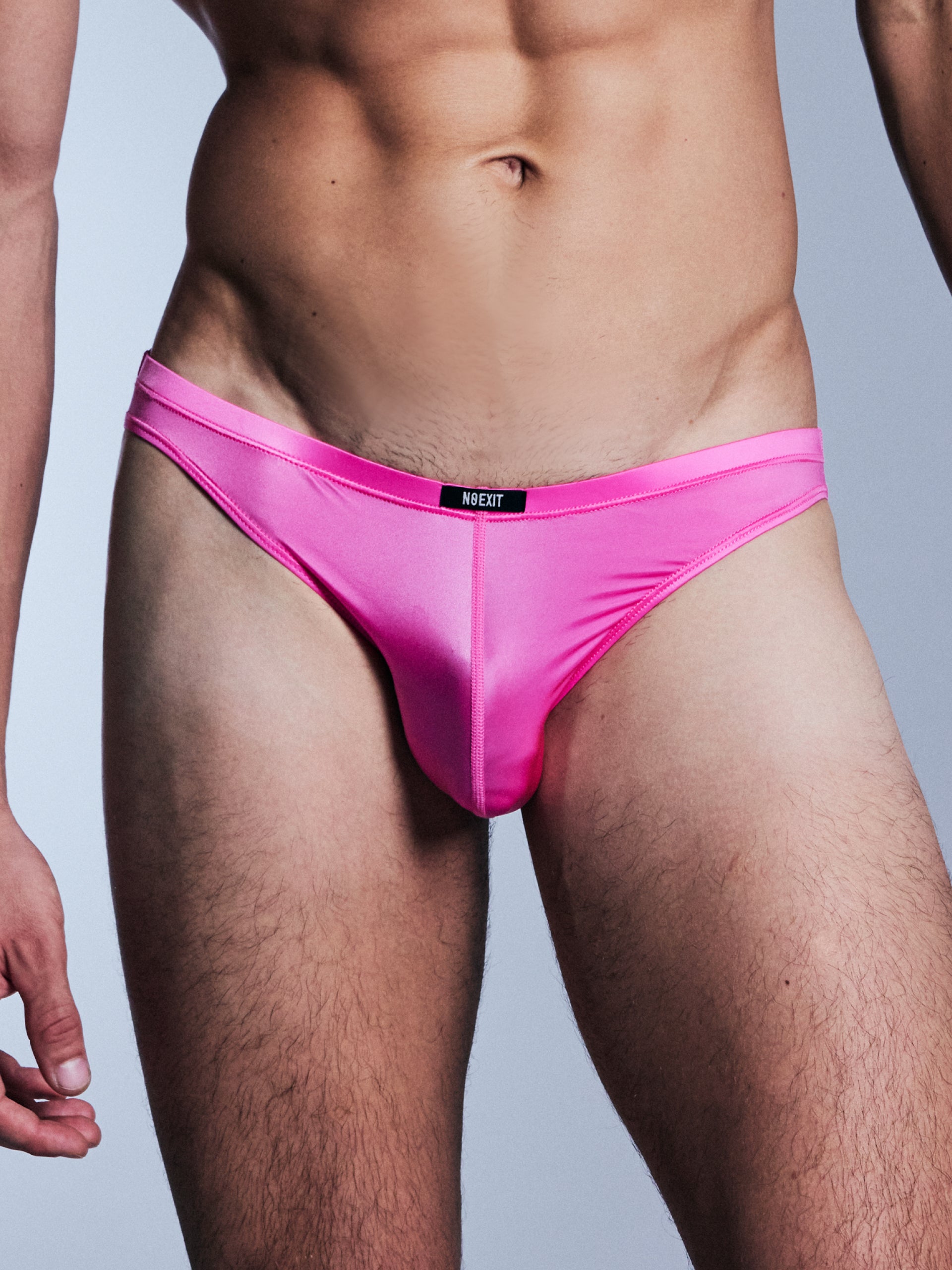Men's Glossy Bikini Briefs | Lightweight Sheen | NOEXIT