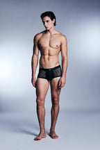 Men's Sheer Lace Boxer Briefs | Classic Trunk | NOEXIT